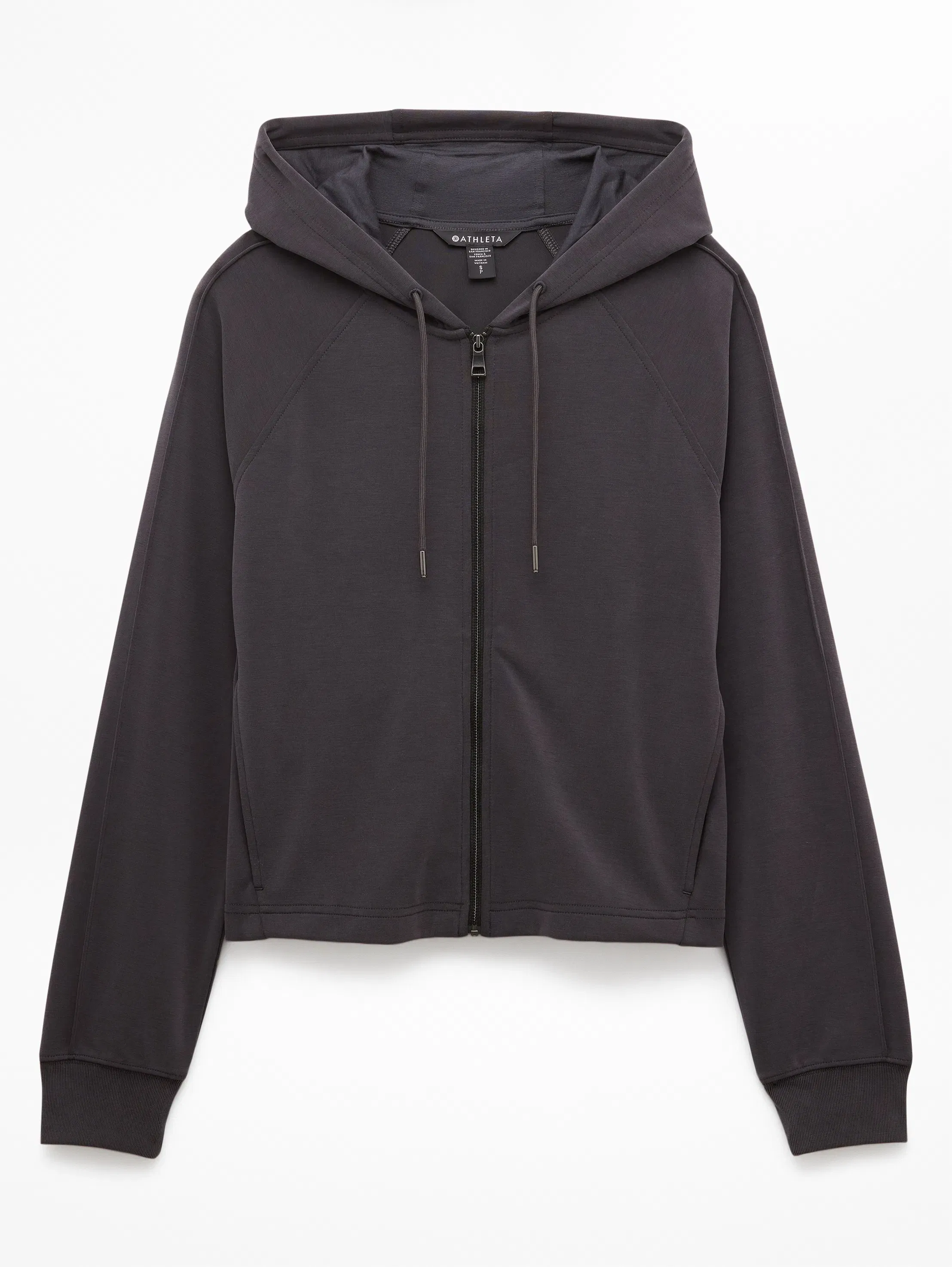 Athleta Seasoft Full Zip - Black (Black)