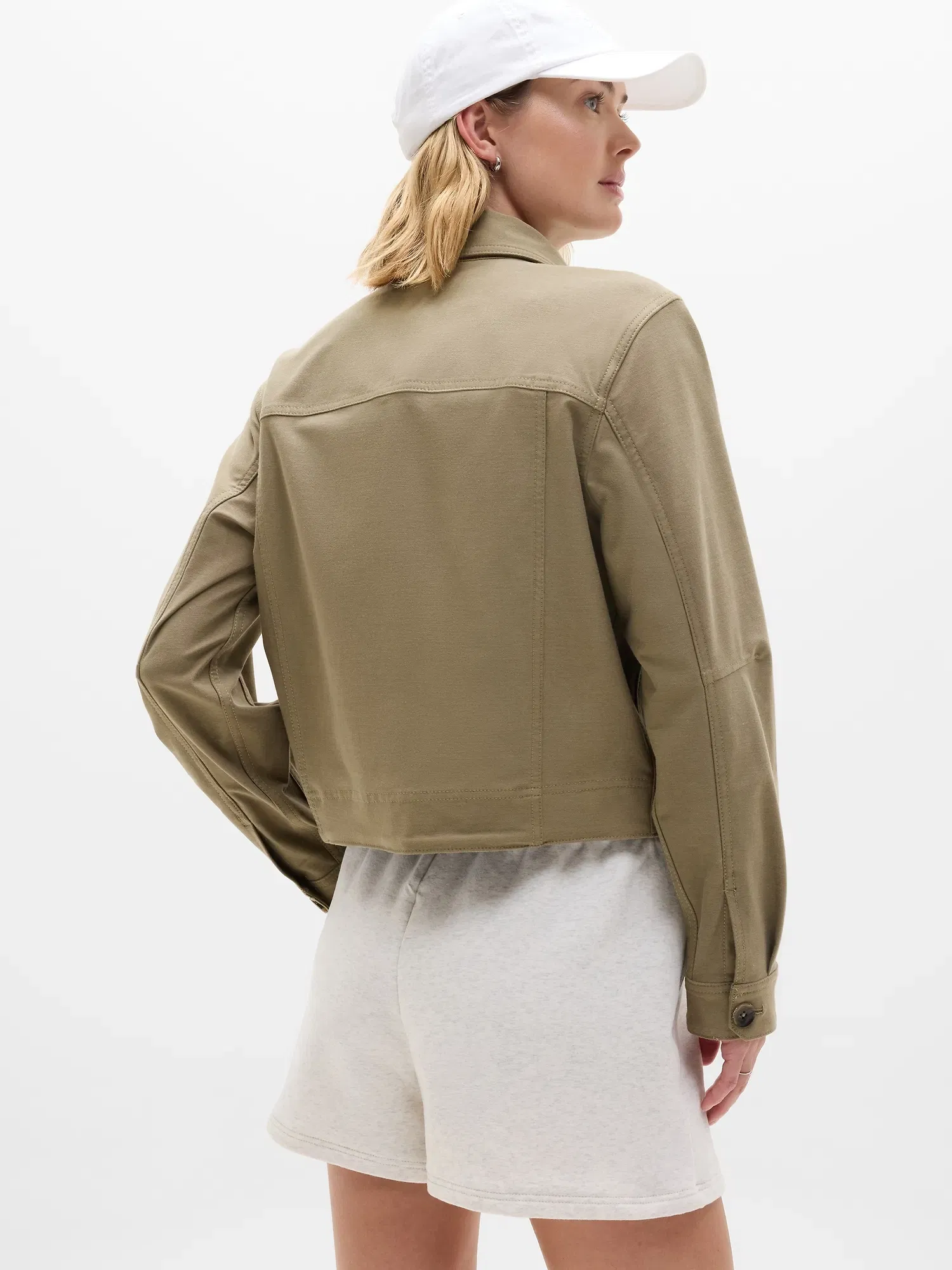 Athleta Skyline Chore Jacket - Green (Perennial Olive)