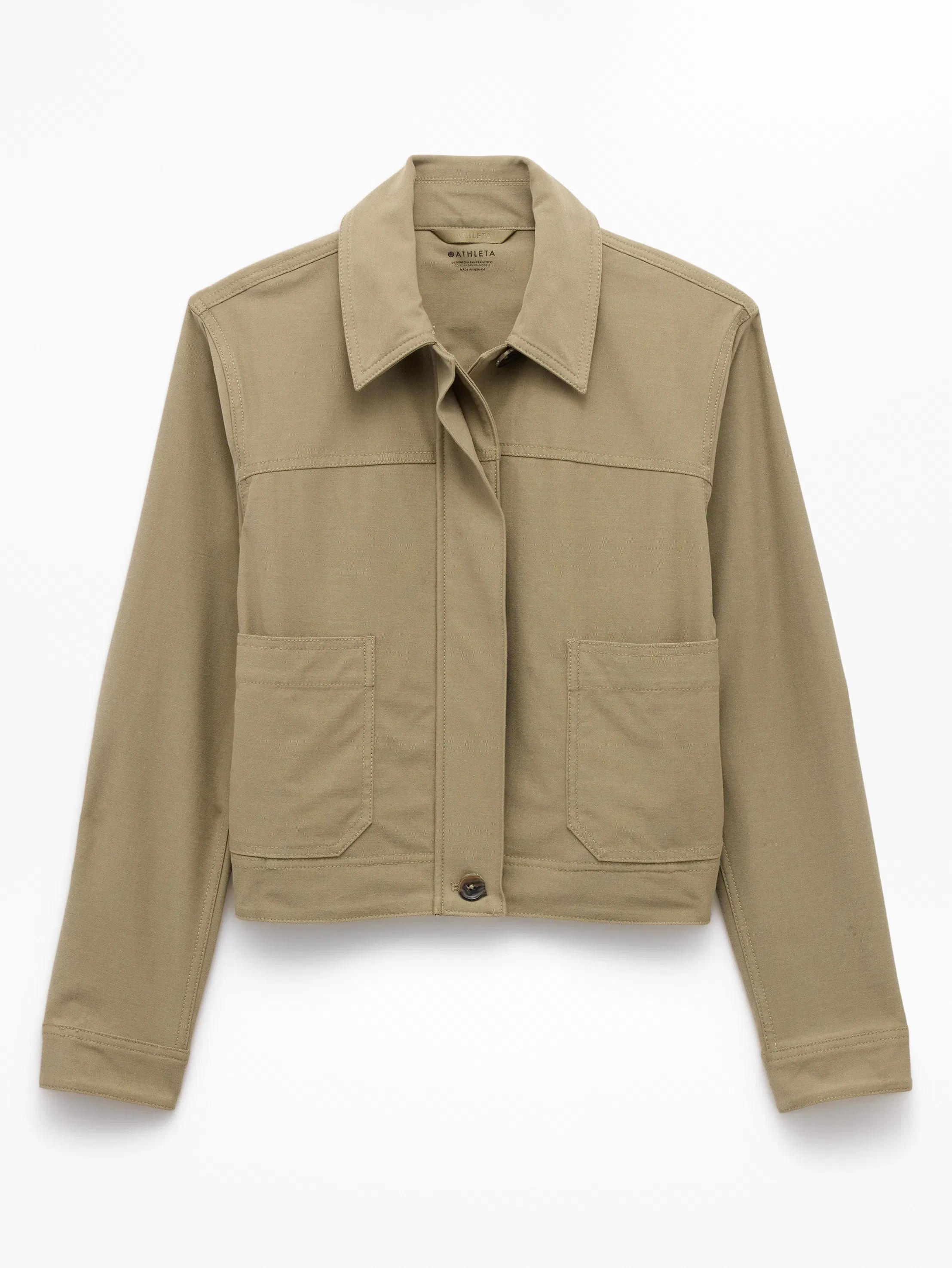 Athleta Skyline Chore Jacket - Green (Perennial Olive)