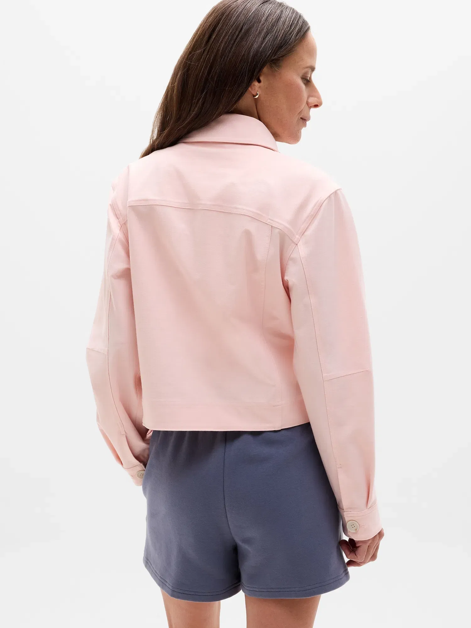 Athleta Skyline Chore Jacket - Pink (Pink Sand)