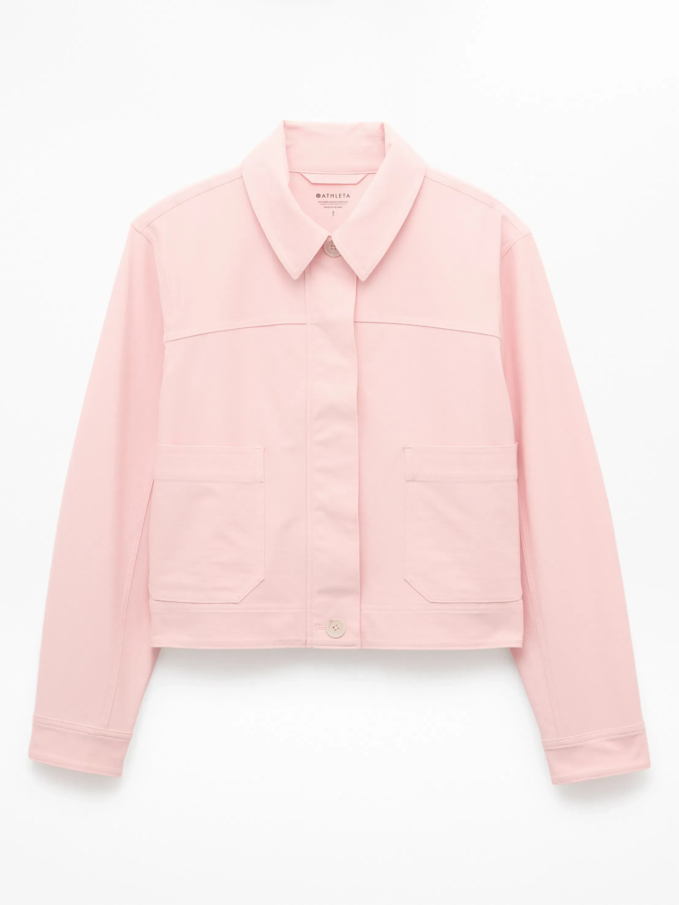 Athleta Skyline Chore Jacket - Pink (Pink Sand)