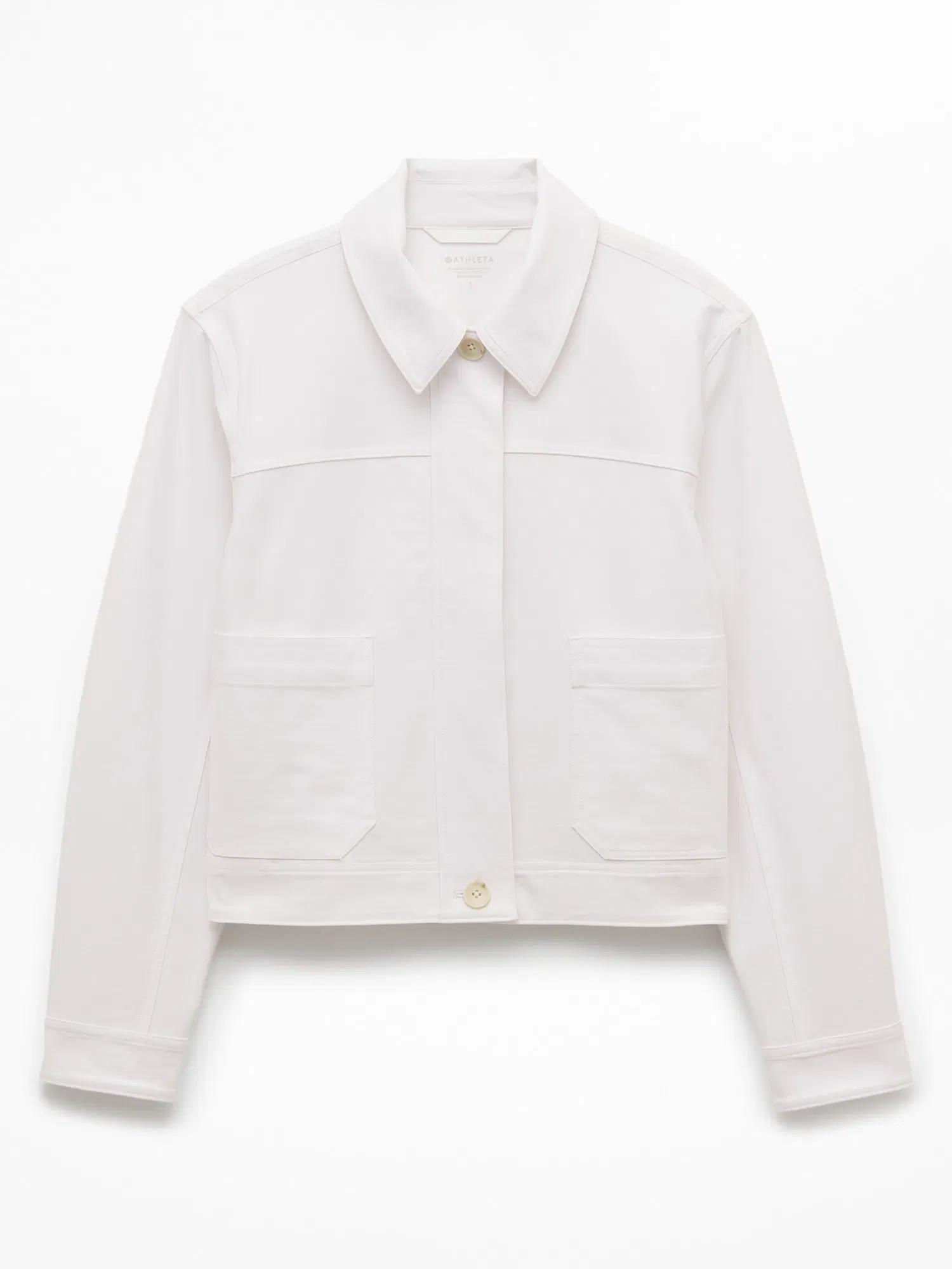 Athleta Skyline Chore Jacket - White (Bright White)