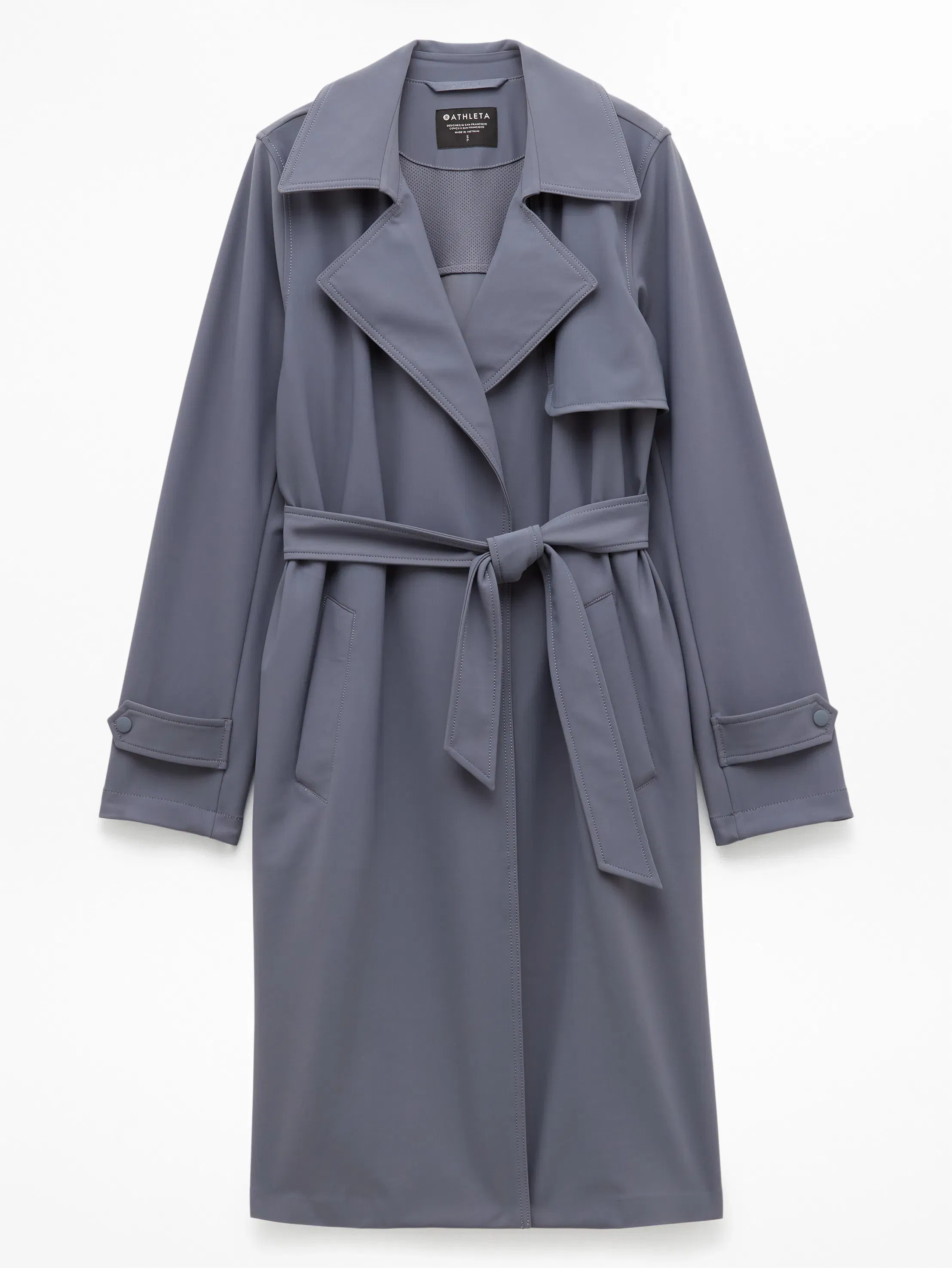 Athleta Stellar Trench - Gray (Slate)