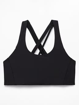 Athleta Circuit Train Sports Bra A-C - Black (Black)