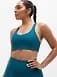 Athleta Circuit Train Sports Bra A-C - Green (COASTAL TEAL)