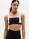 Athleta High Tone Sports Bra A-C - Black (Black/Bright White)