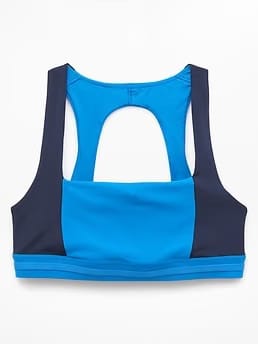 Athleta High Tone Sports Bra A-C - Blue (Breaker/Navy)