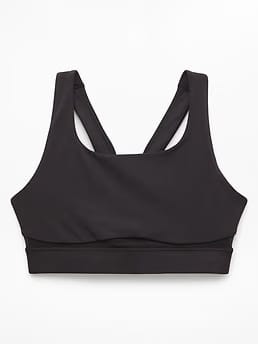 Athleta Interval Mesh Sports Bra A-C - Black (Black) - 844869002