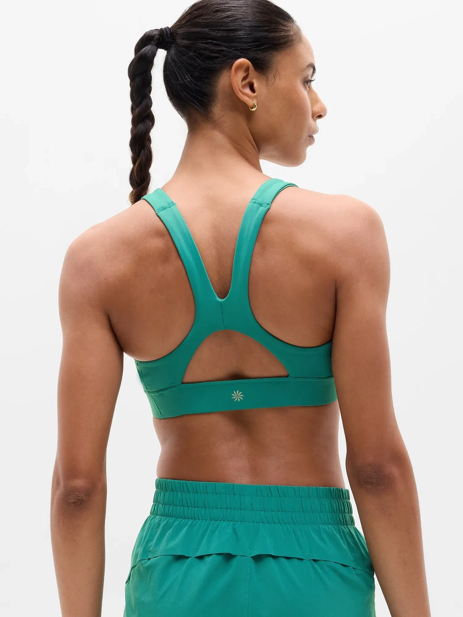 Athleta Interval Sports Bra A-C - Green (Alpine) - 413272532