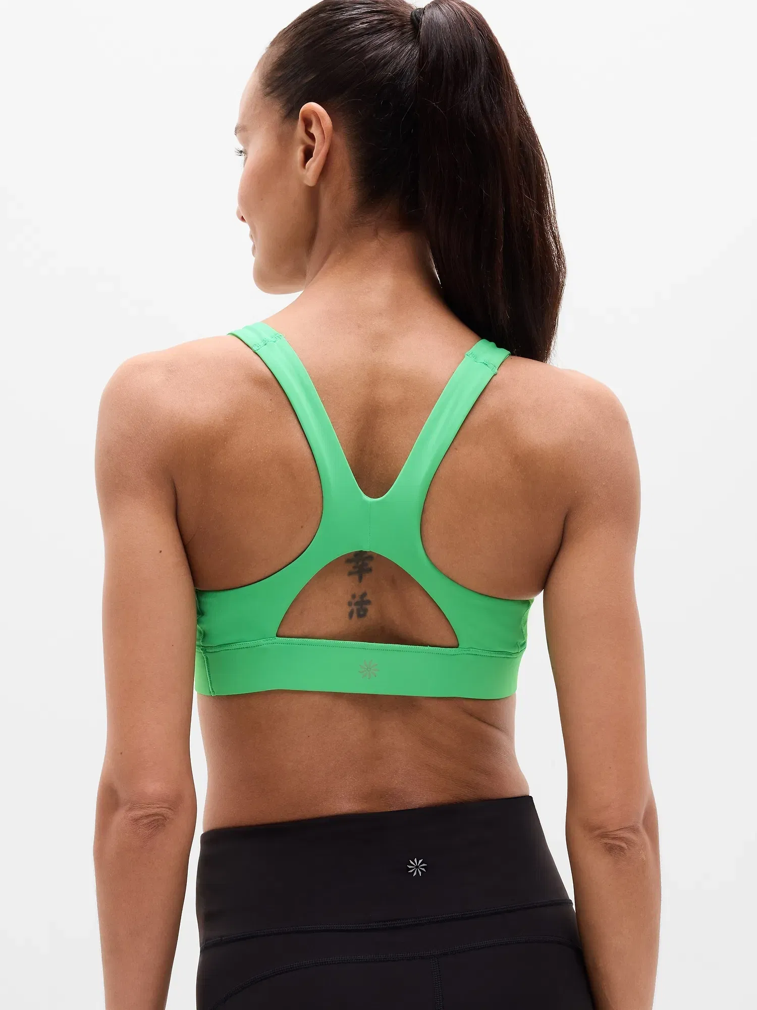 Athleta Interval Sports Bra A-C - Green (Palmetto) - 413272632