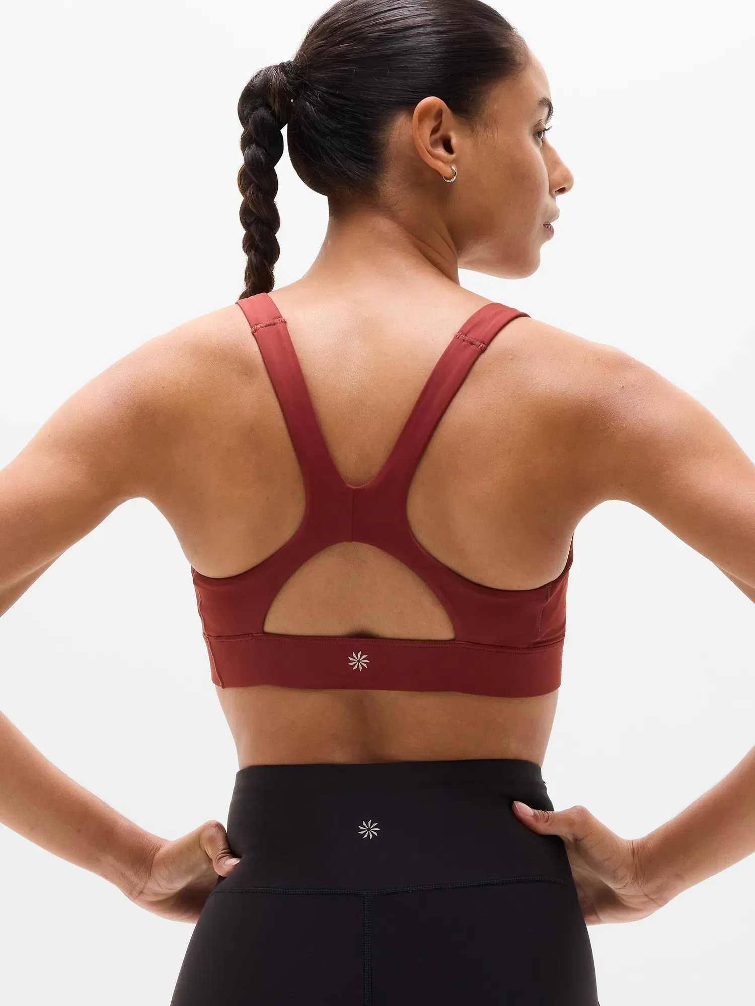 Athleta Interval Sports Bra A-C - Orange (Cinnamon)