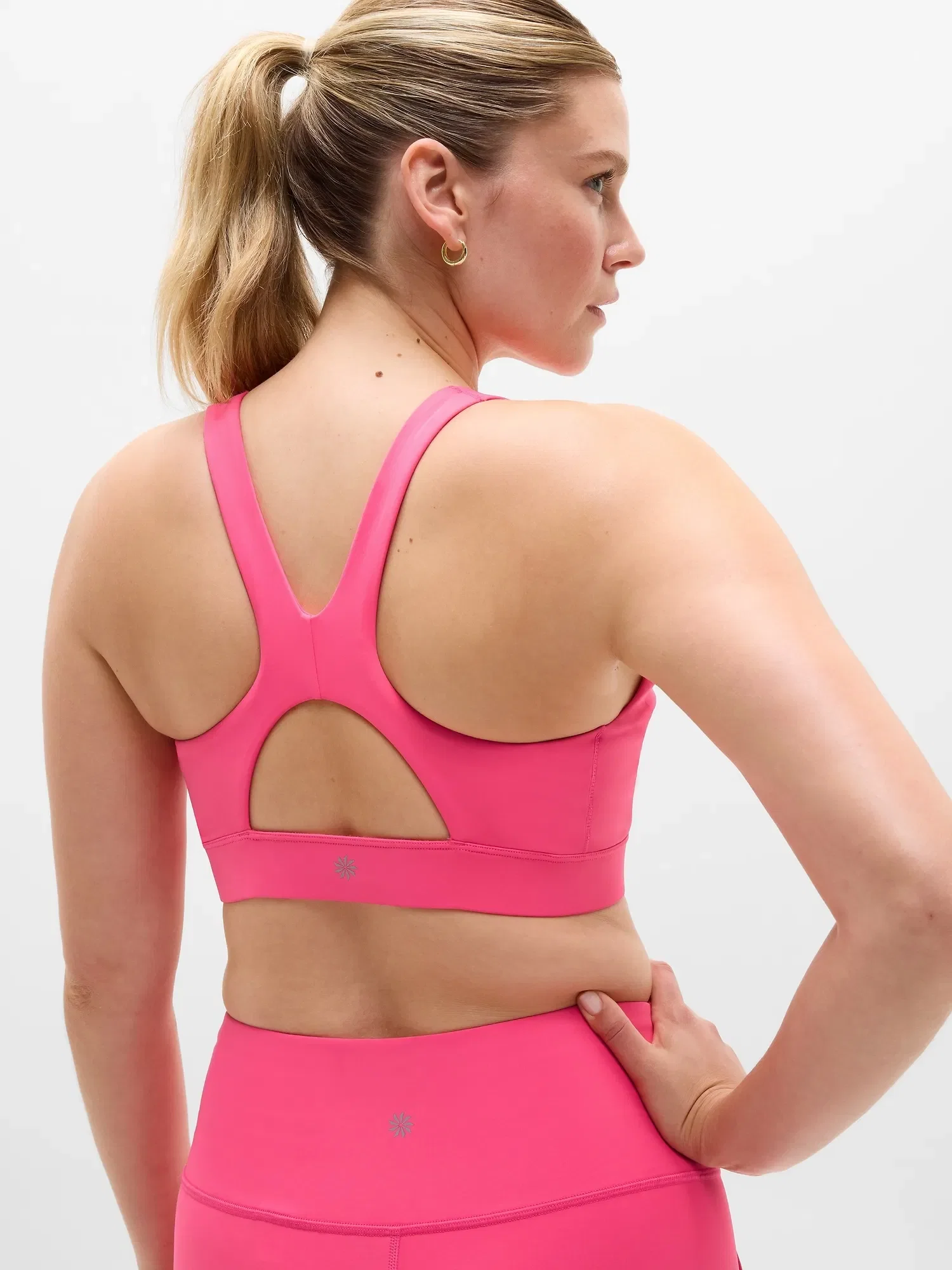 Athleta Interval Sports Bra A-C - Pink (Cerise) - 413267622