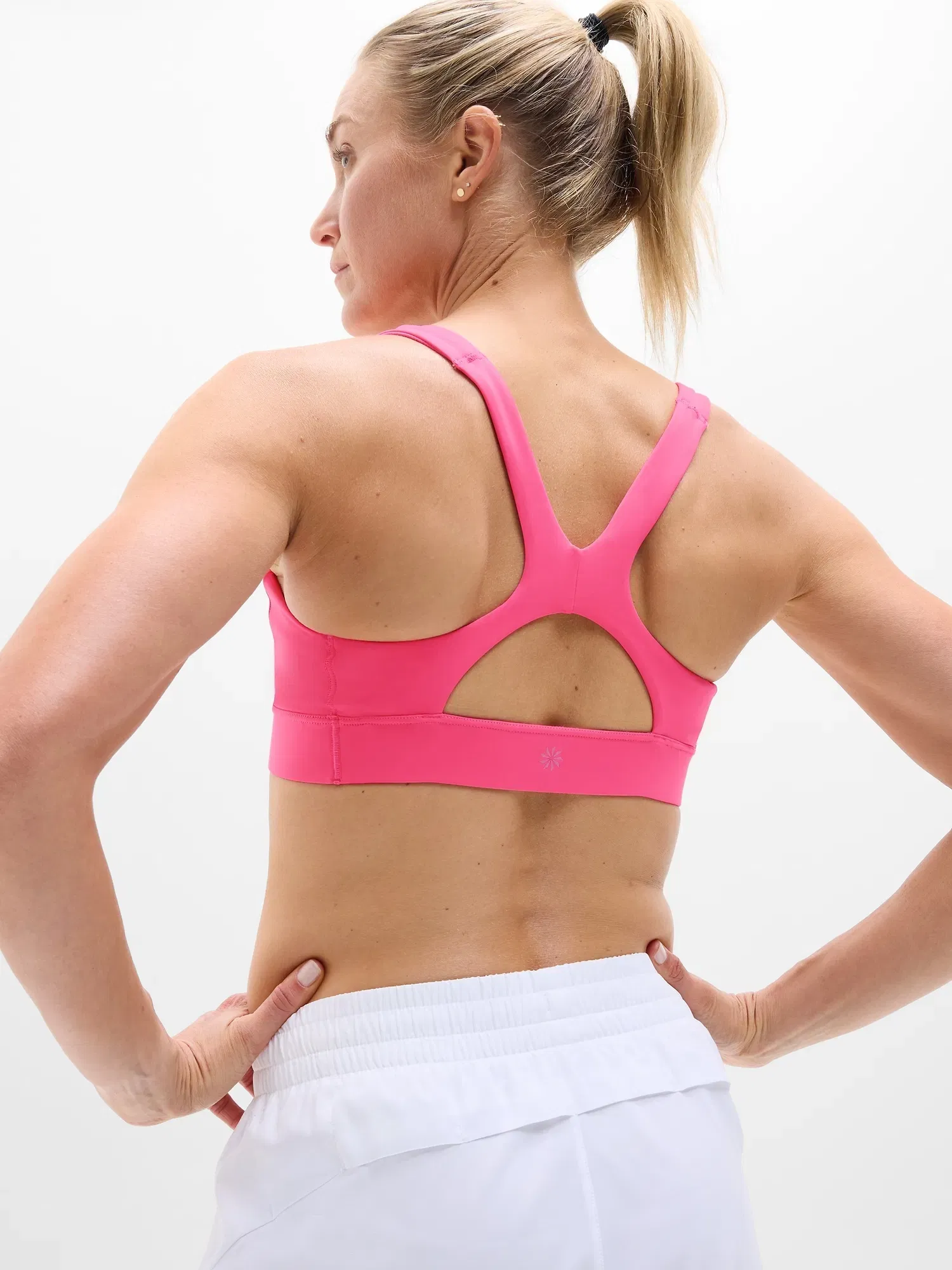 Athleta Interval Sports Bra A-C - Pink (Cerise) - 413272602