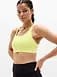 Athleta Interval Sports Bra A-C - Yellow (Spark) - 413272512