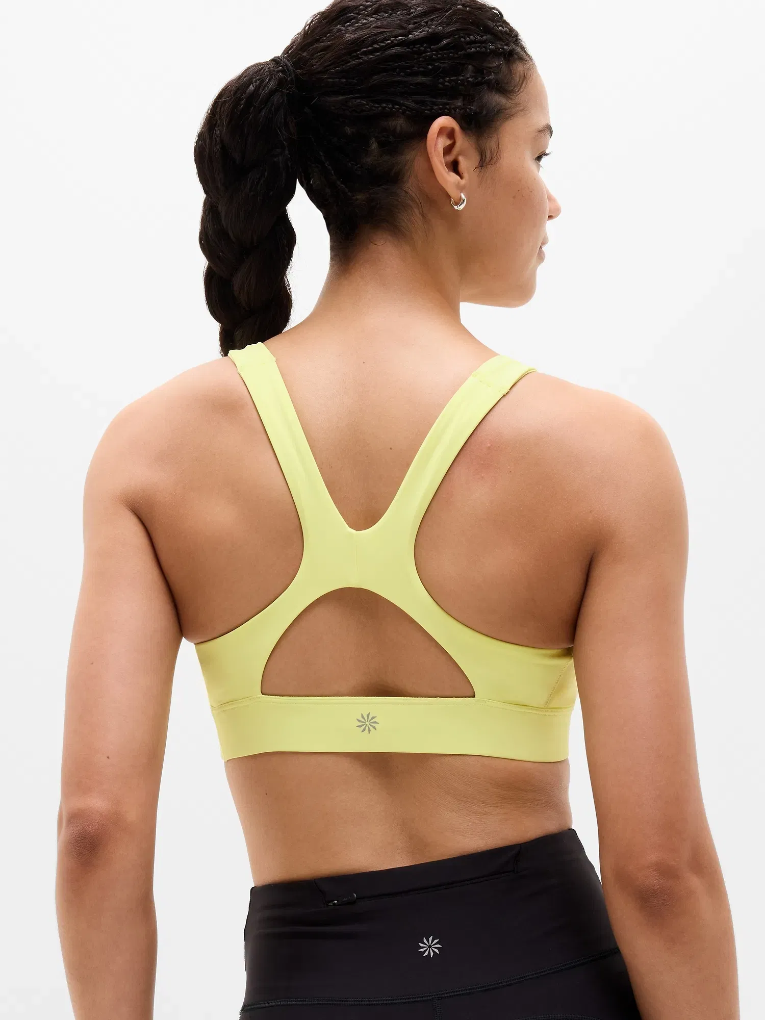 Athleta Interval Sports Bra A-C - Yellow (Spark) - 413272512