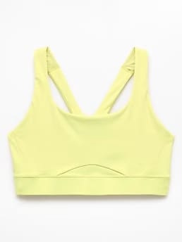 Athleta Interval Sports Bra A-C - Yellow (Spark) - 413272512