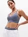 Athleta Perfect Form Longline Bra A-C - Gray (Slate)