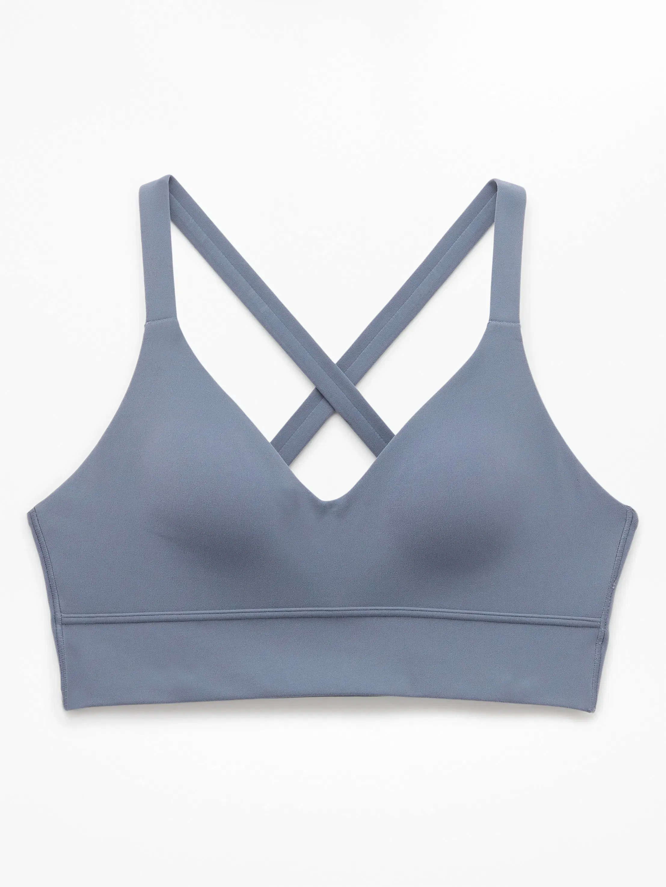 Athleta Perfect Form Longline Bra A-C - Gray (Slate)