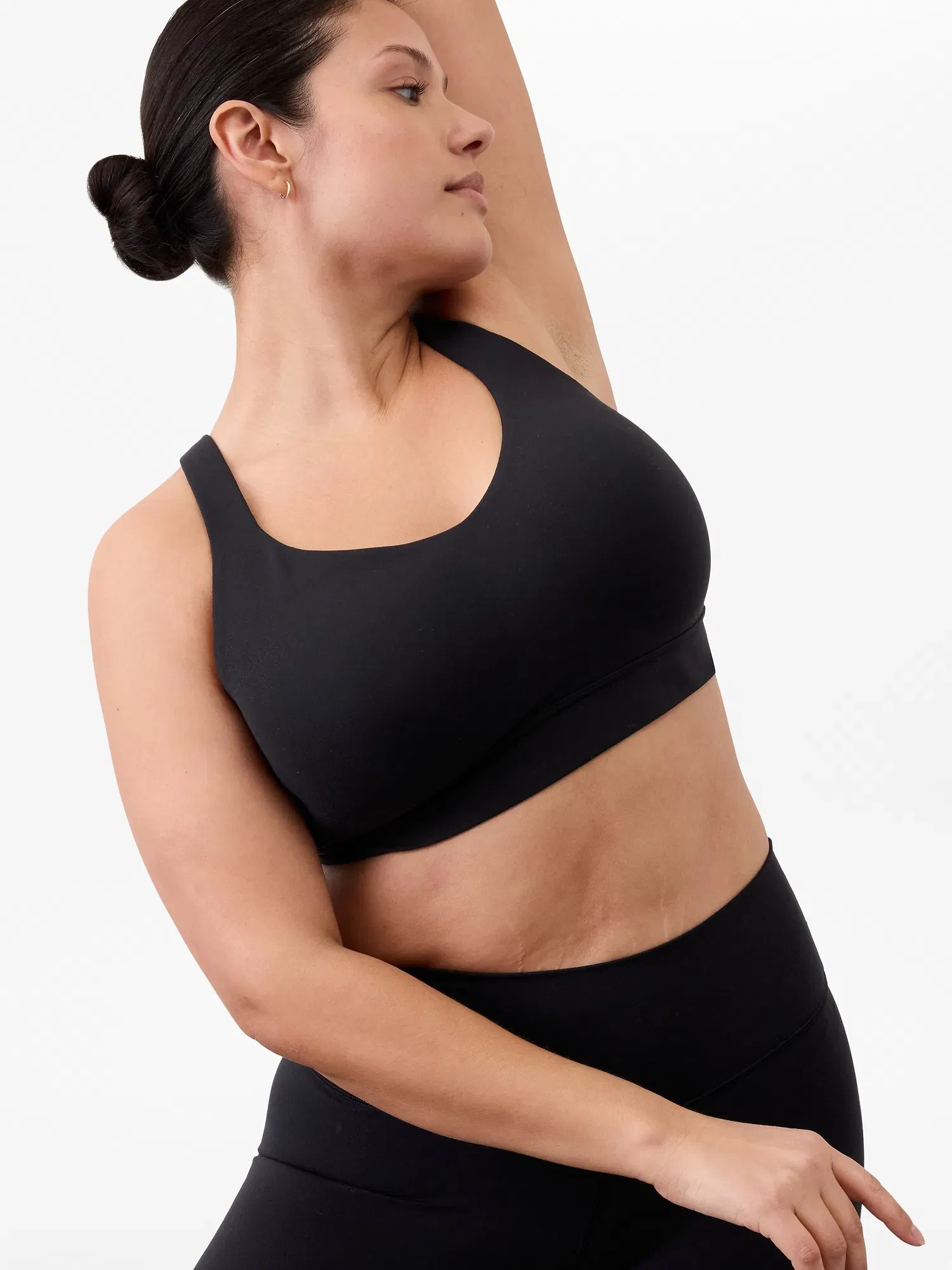 Athleta Perfect Form Sports Bra A-C - Black (Black) - 601675002