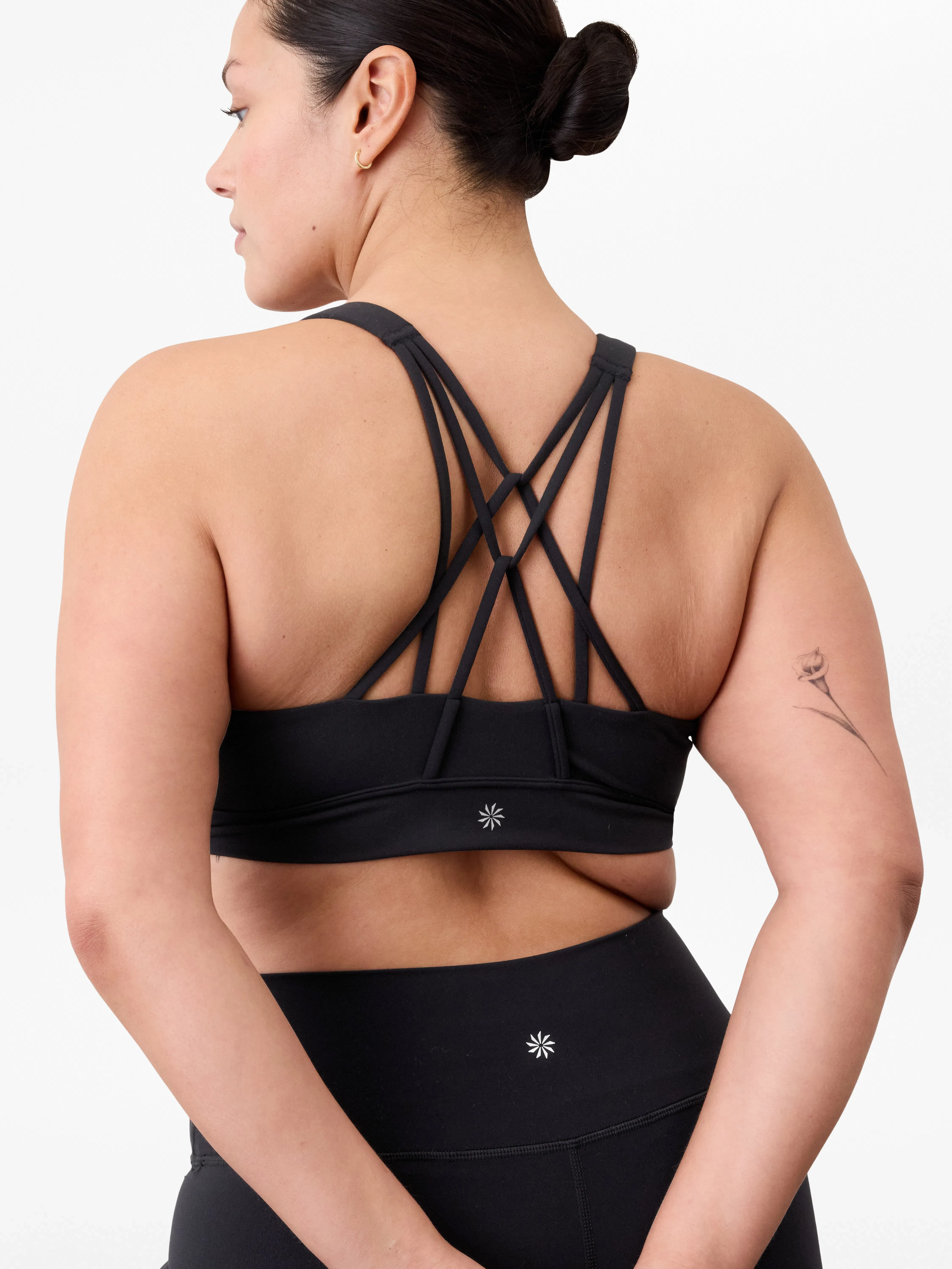 Athleta Perfect Form Sports Bra A-C - Black (Black) - 601675002
