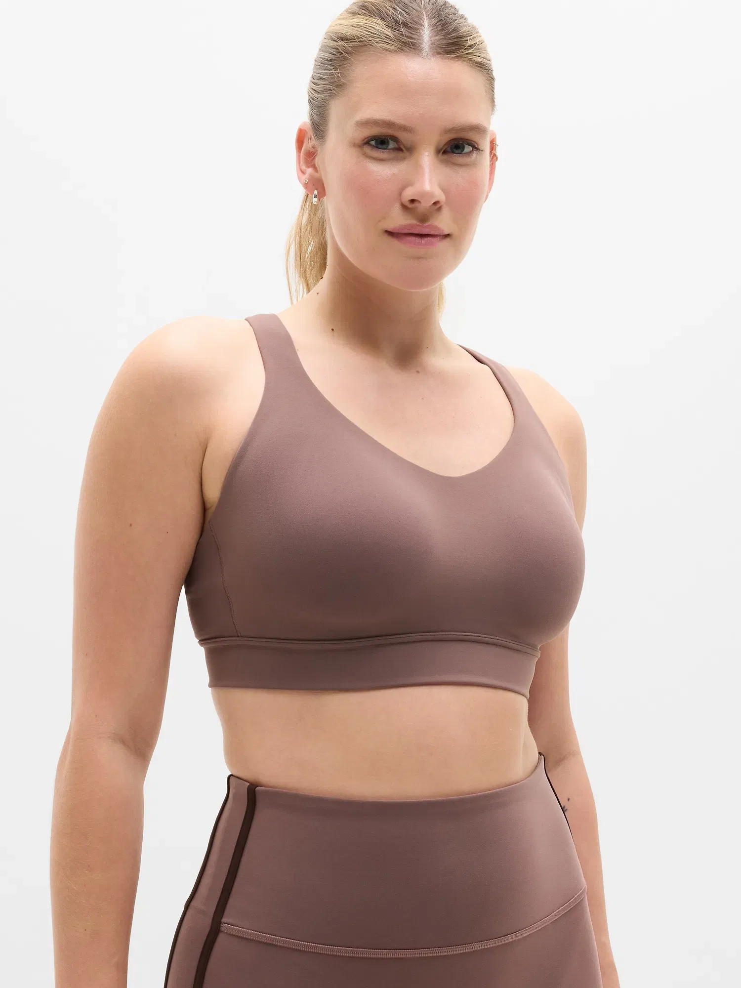 Athleta Perfect Form Sports Bra A-C - Brown (Driftwood) - 601675192