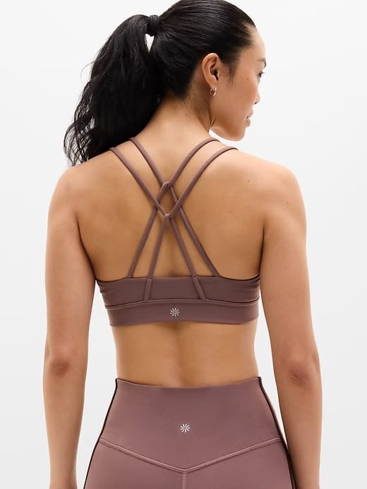 Athleta Perfect Form Sports Bra A-C - Brown (Driftwood) - 626672202