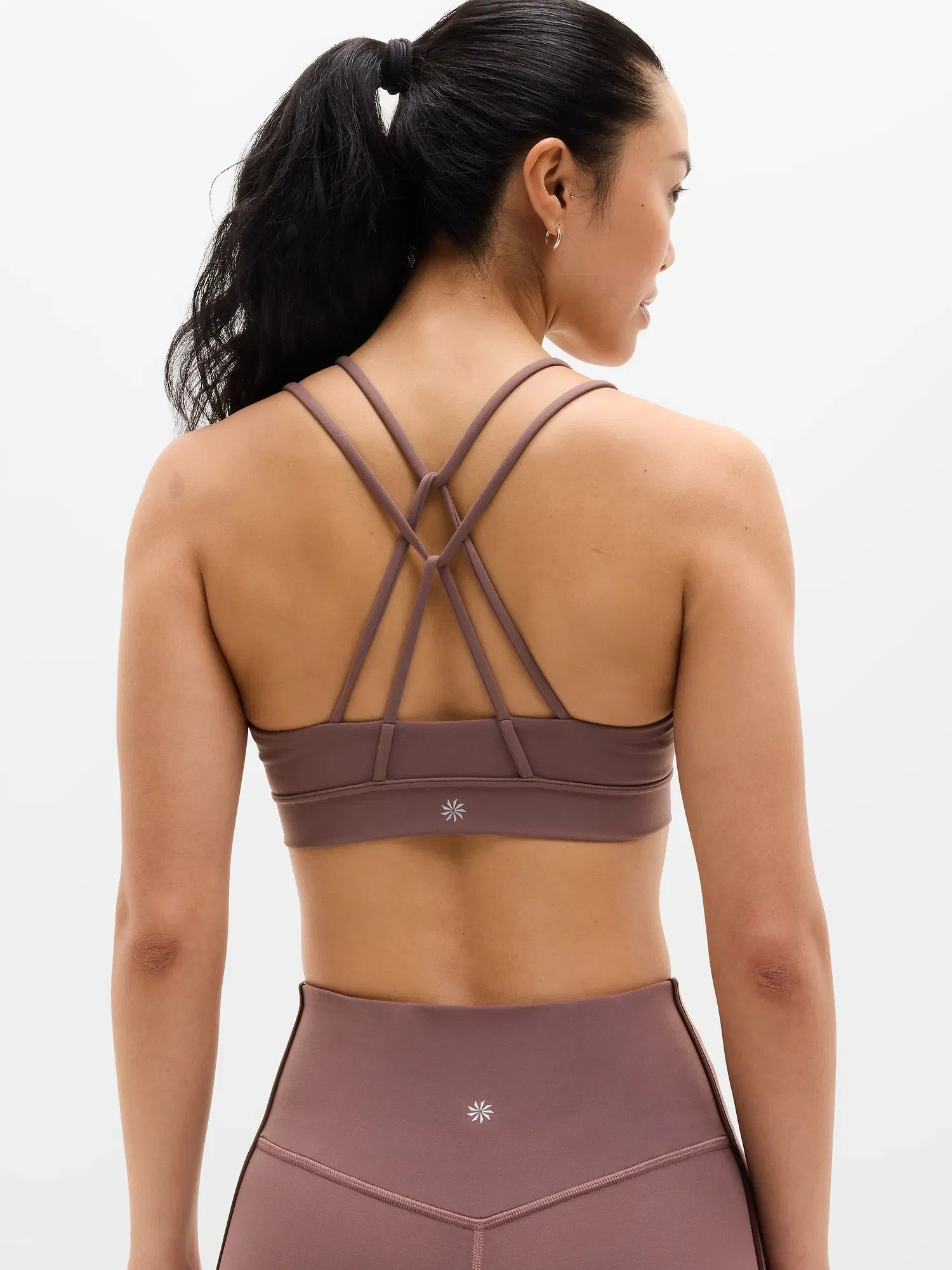 Athleta Perfect Form Sports Bra A-C - Brown (Driftwood) - 626672202