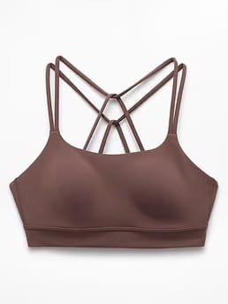 Athleta Perfect Form Sports Bra A-C - Brown (Driftwood) - 626672202