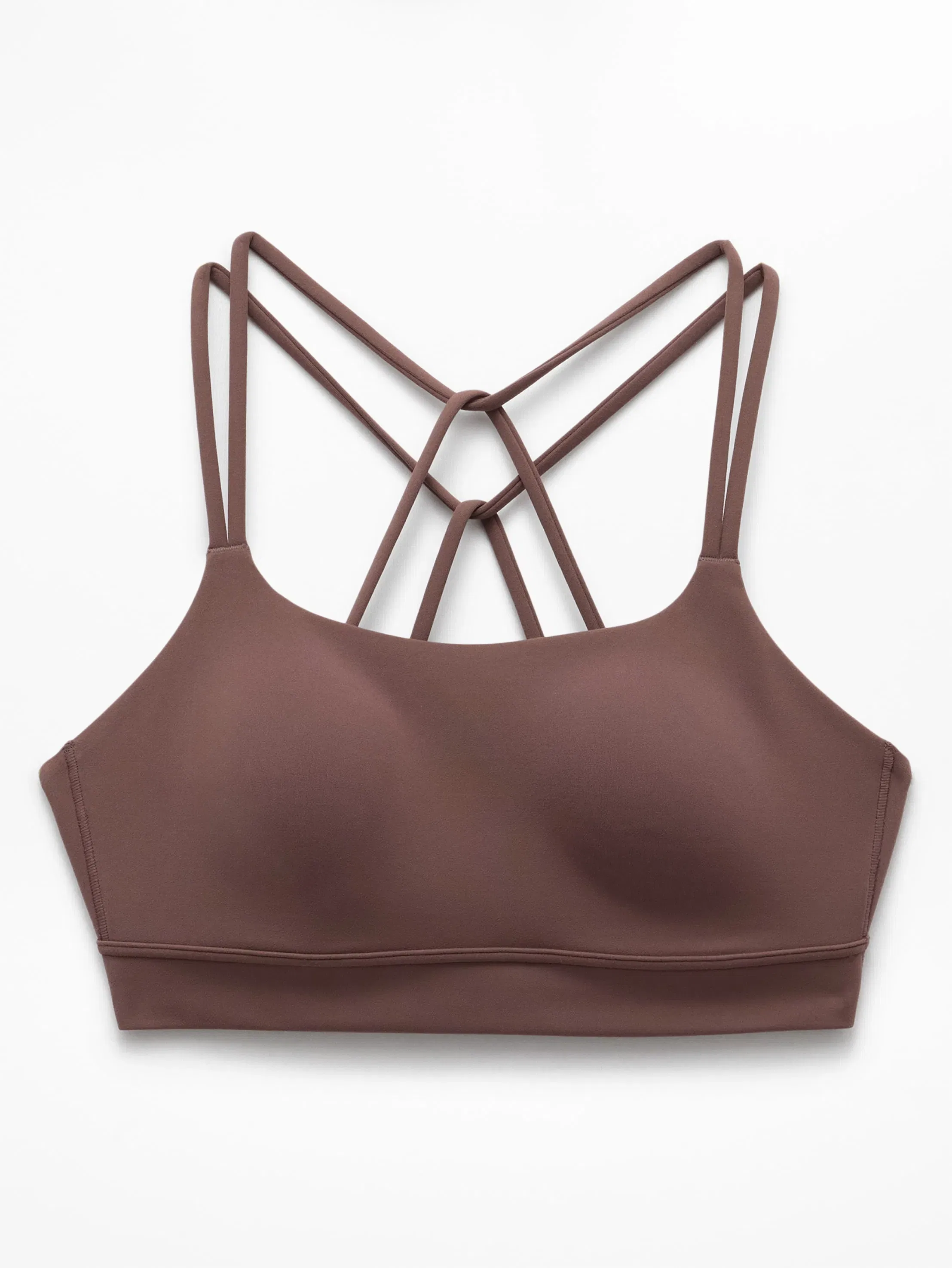 Athleta Perfect Form Sports Bra A-C - Brown (Driftwood) - 626672202