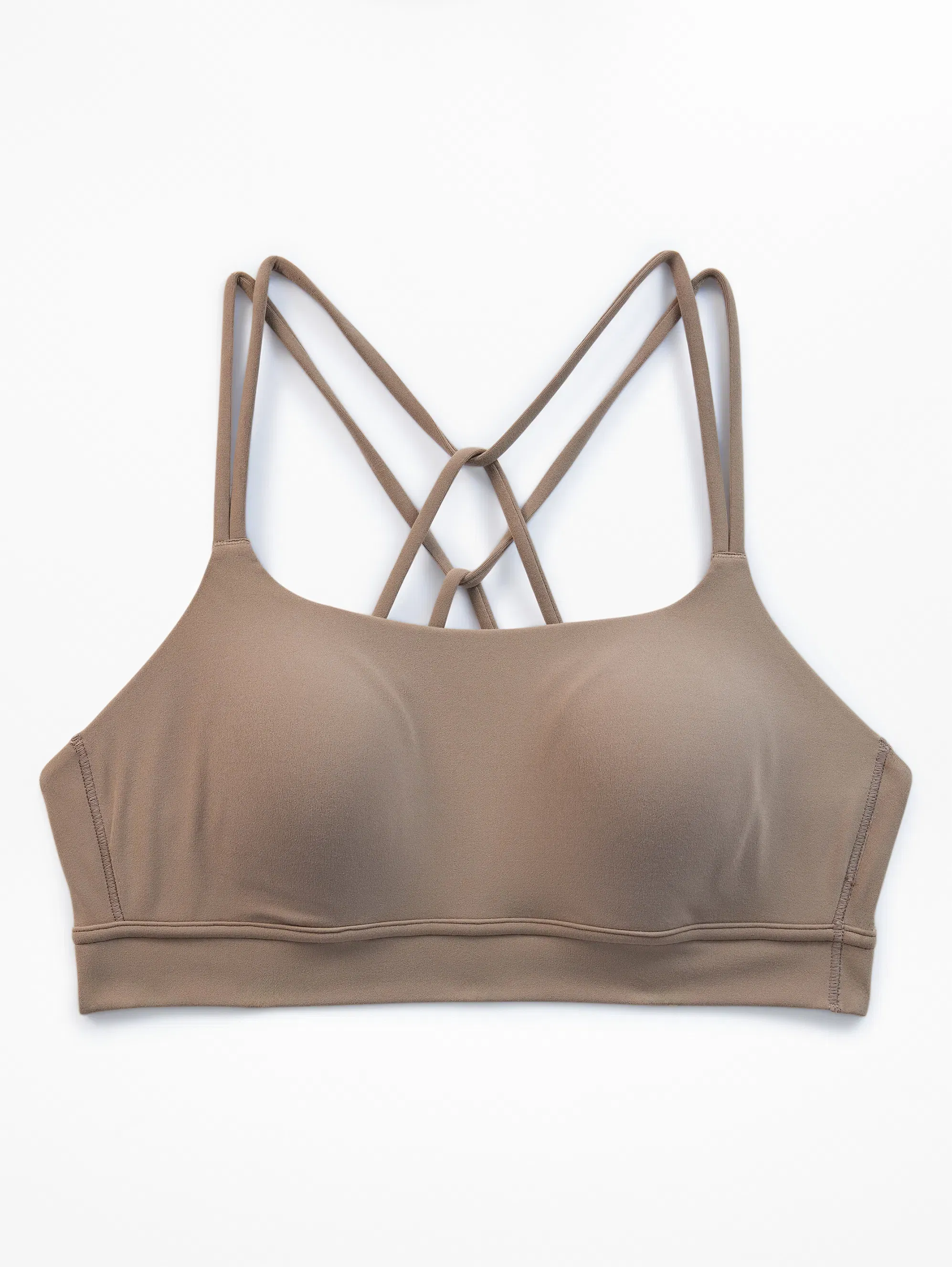 Athleta Perfect Form Sports Bra A-C - Brown (Pyrite)