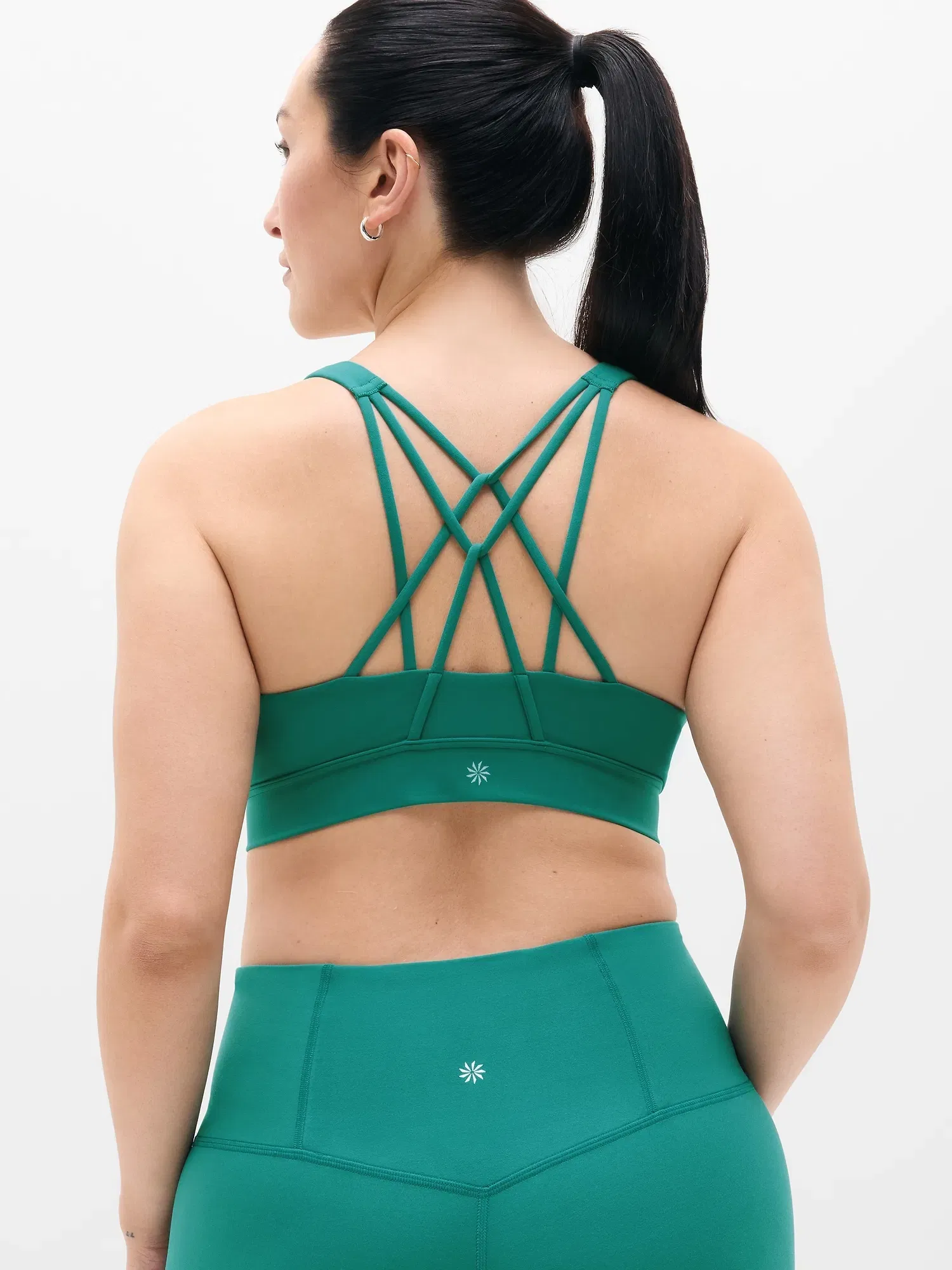 Athleta Perfect Form Sports Bra A-C - Green (Alpine) - 601675122