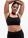 Athleta Reform Adjustable Sports Bra A-C - Black (Black) - 769500032
