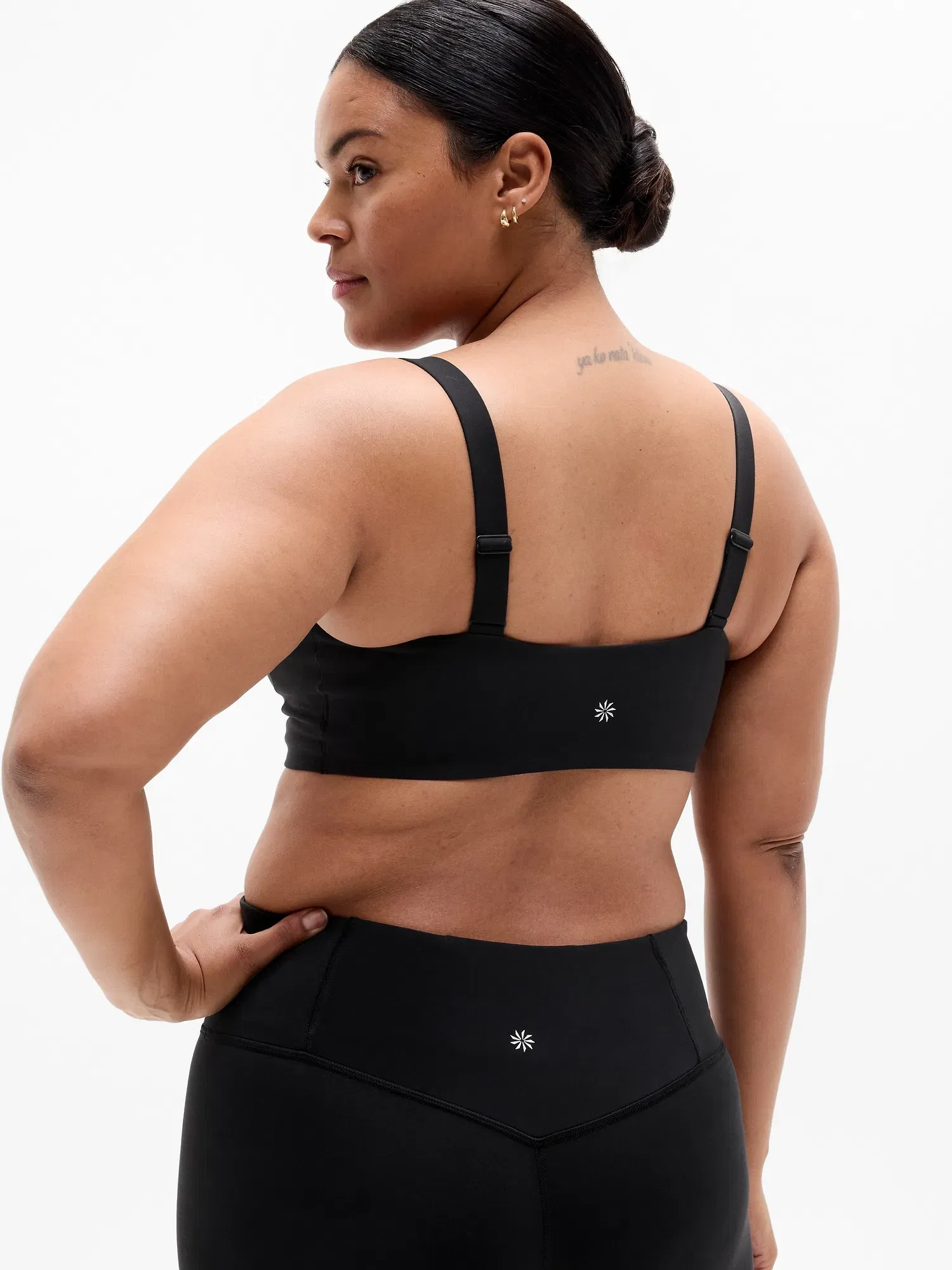 Athleta Reform Adjustable Sports Bra A-C - Black (Black) - 769500032