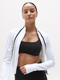 Athleta Reform Adjustable Sports Bra A-C - Black (Black) - 684673032