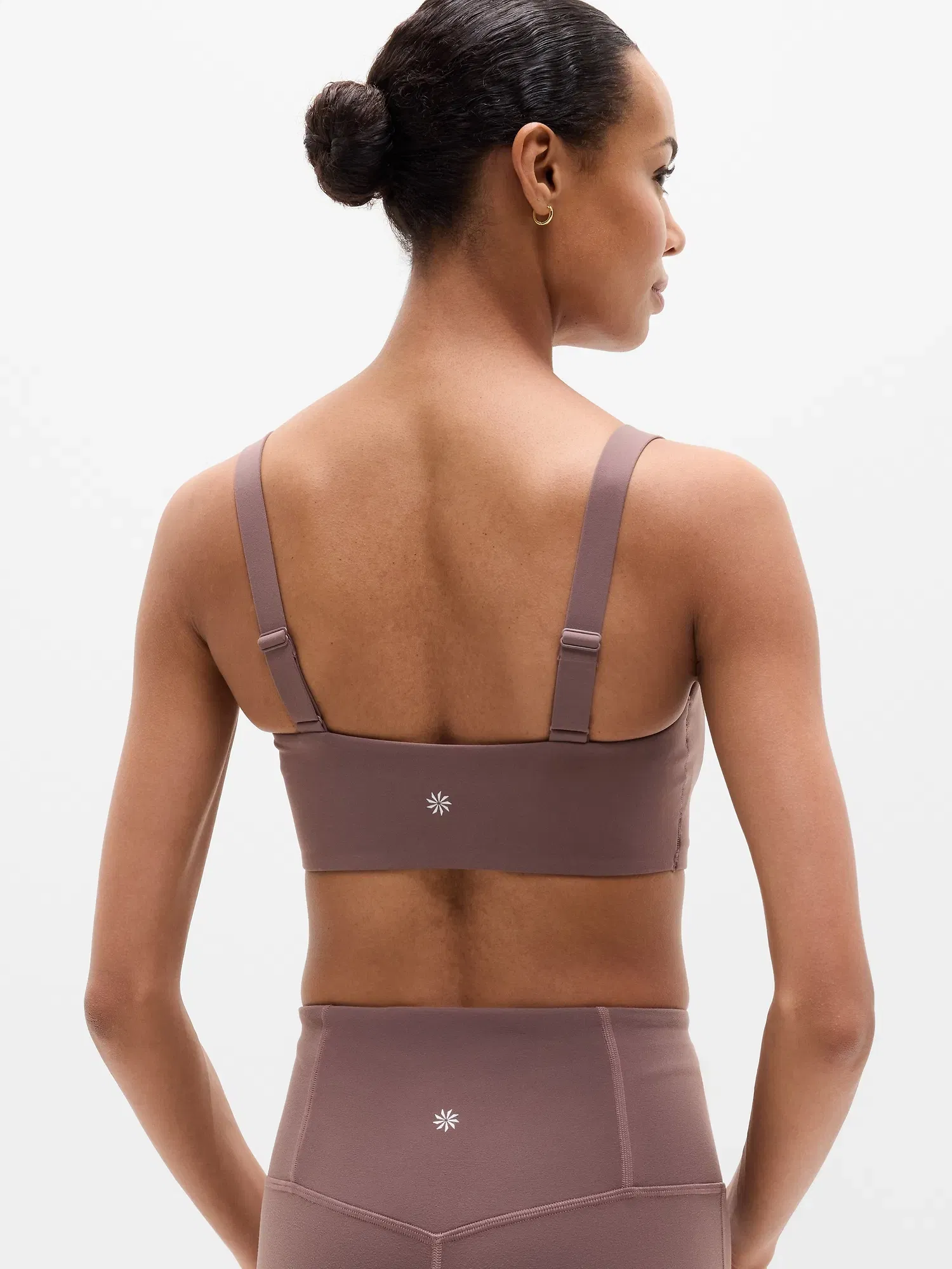 Athleta Reform Adjustable Sports Bra A-C - Brown (Driftwood) - 769500052