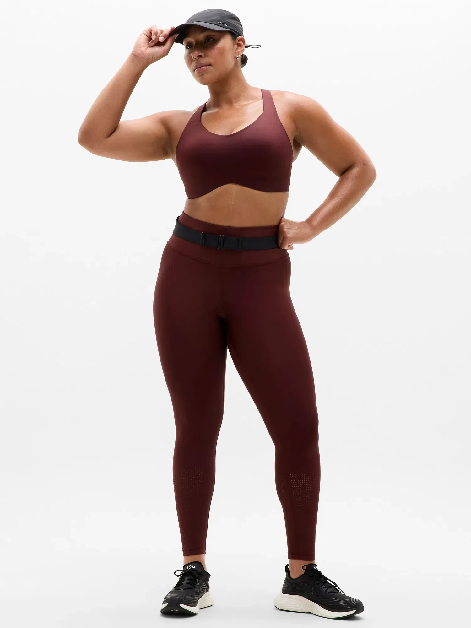 Athleta Stride Lite Bra - Red (Garnet)