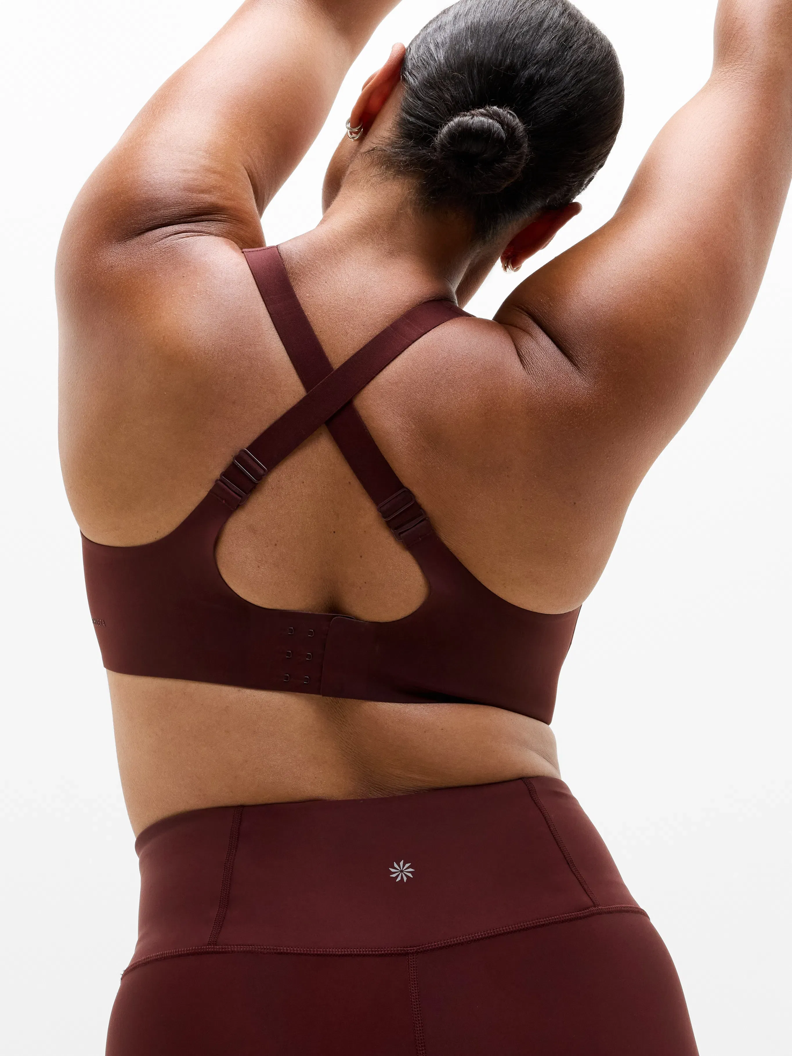 Athleta Stride Lite Bra - Red (Garnet)