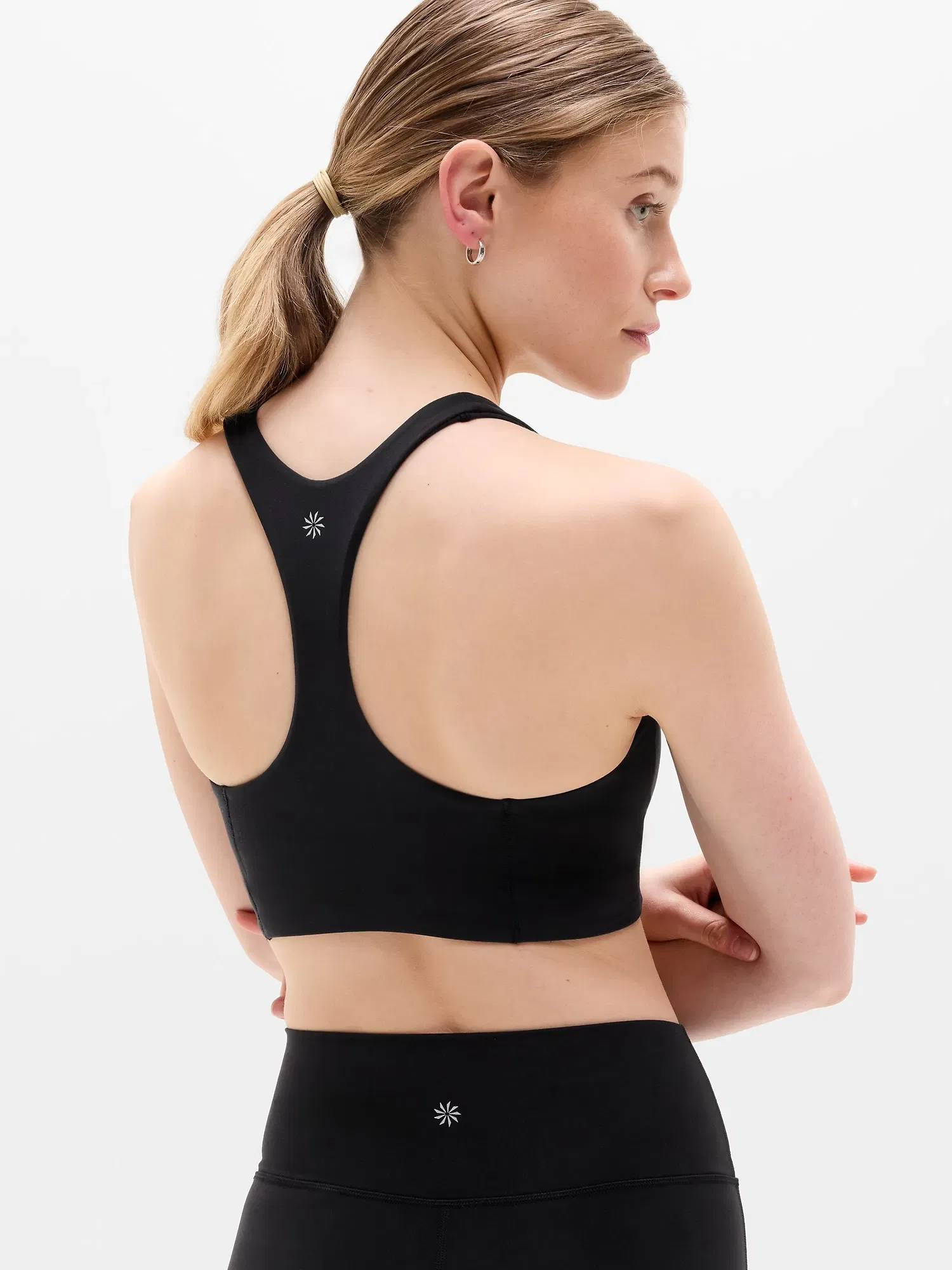 Athleta Transcend Longline Bra A-C - Black (Black) - 864113002