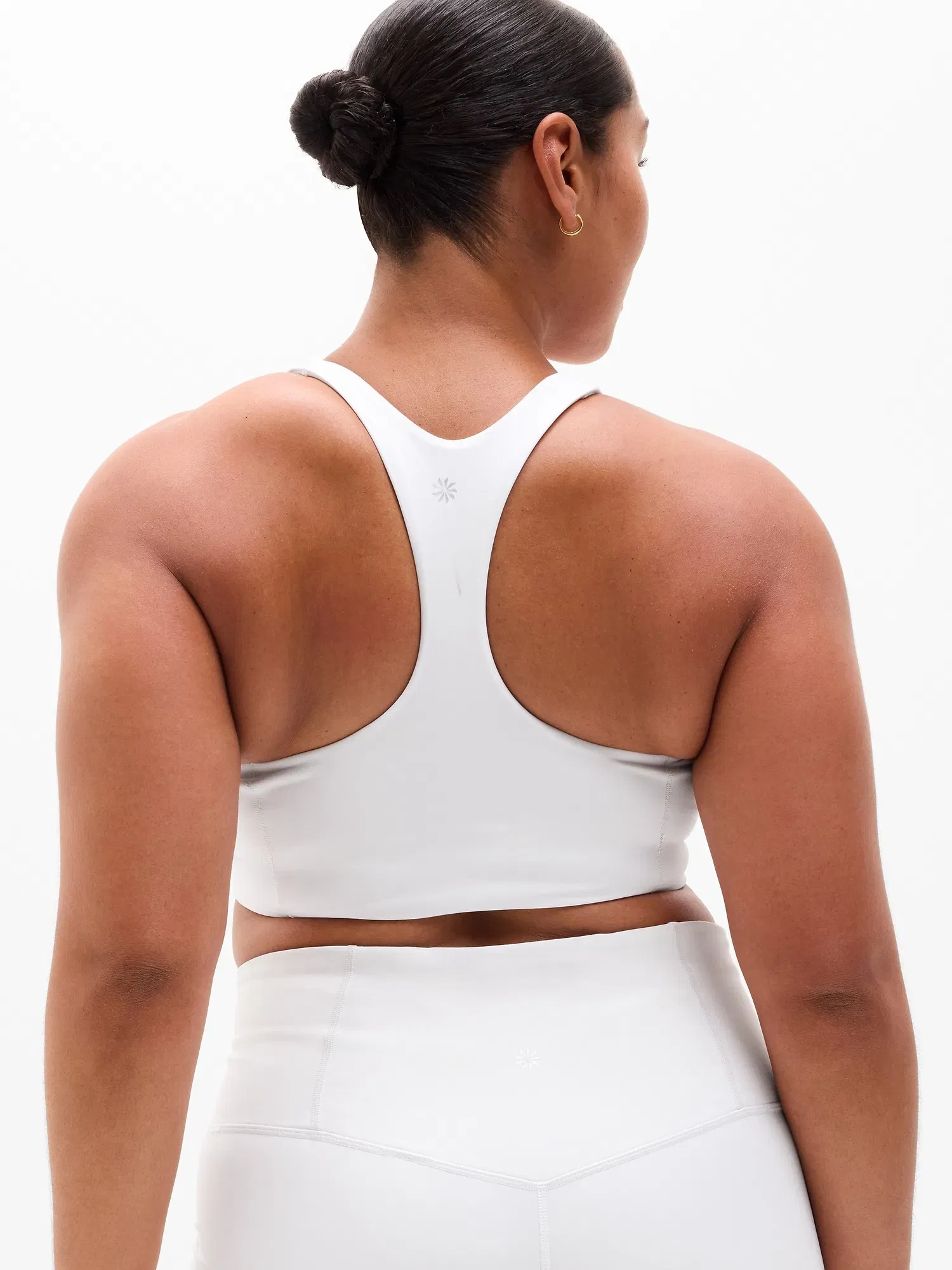 Athleta Transcend Longline Bra A-C - White (Bright White) - 864116002