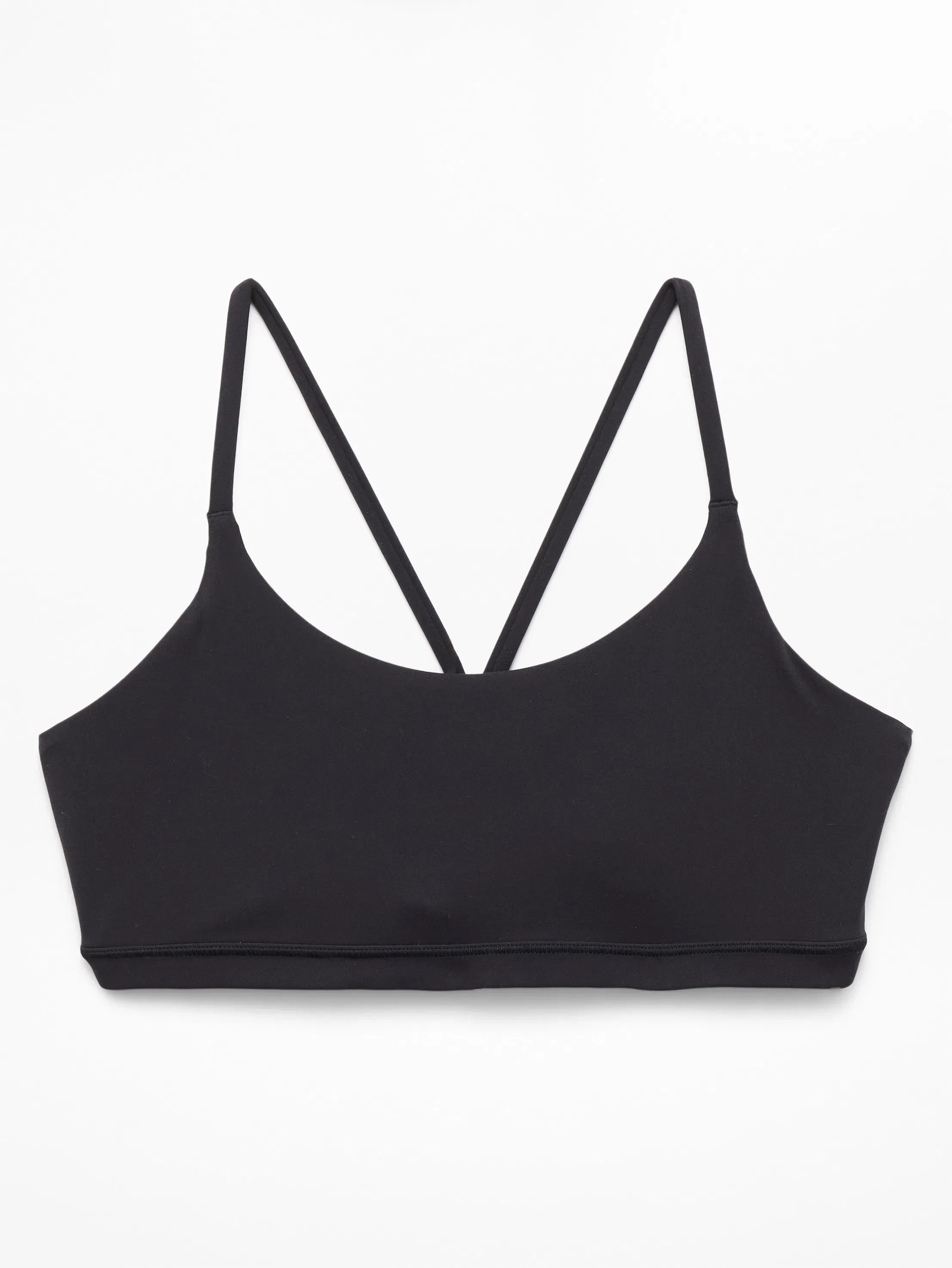 Athleta Transcend Scoop Sports Bra A-C - Black (Black)