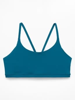 Athleta Transcend Scoop Sports Bra A-C - Green (Coastal Teal)