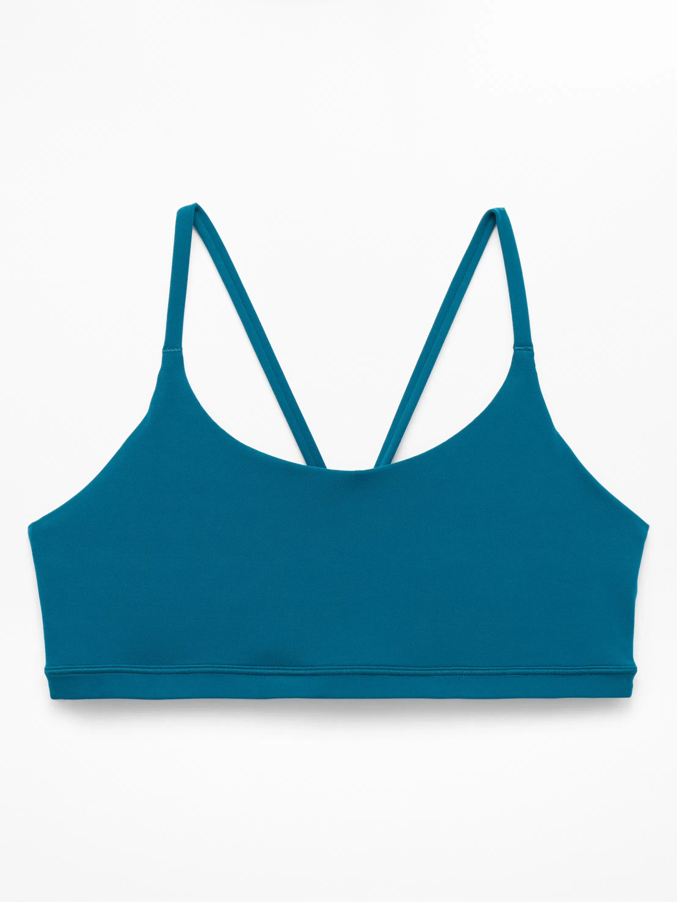 Athleta Transcend Scoop Sports Bra A-C - Green (Coastal Teal)