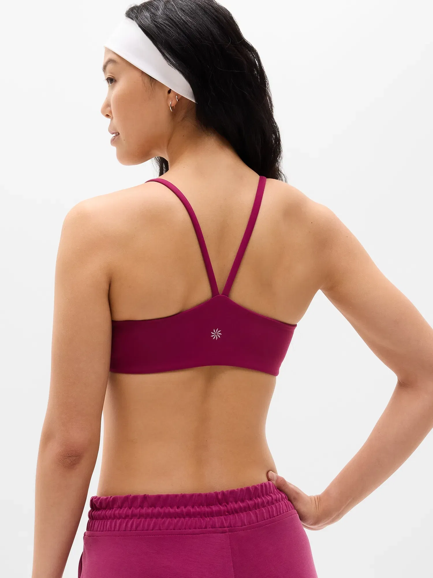Athleta Transcend Scoop Sports Bra A-C - Purple (Wildberry)