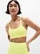 Athleta Transcend Scoop Sports Bra A-C - Yellow (Spark)