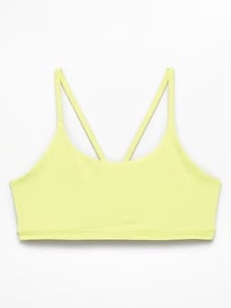 Athleta Transcend Scoop Sports Bra A-C - Yellow (Spark)