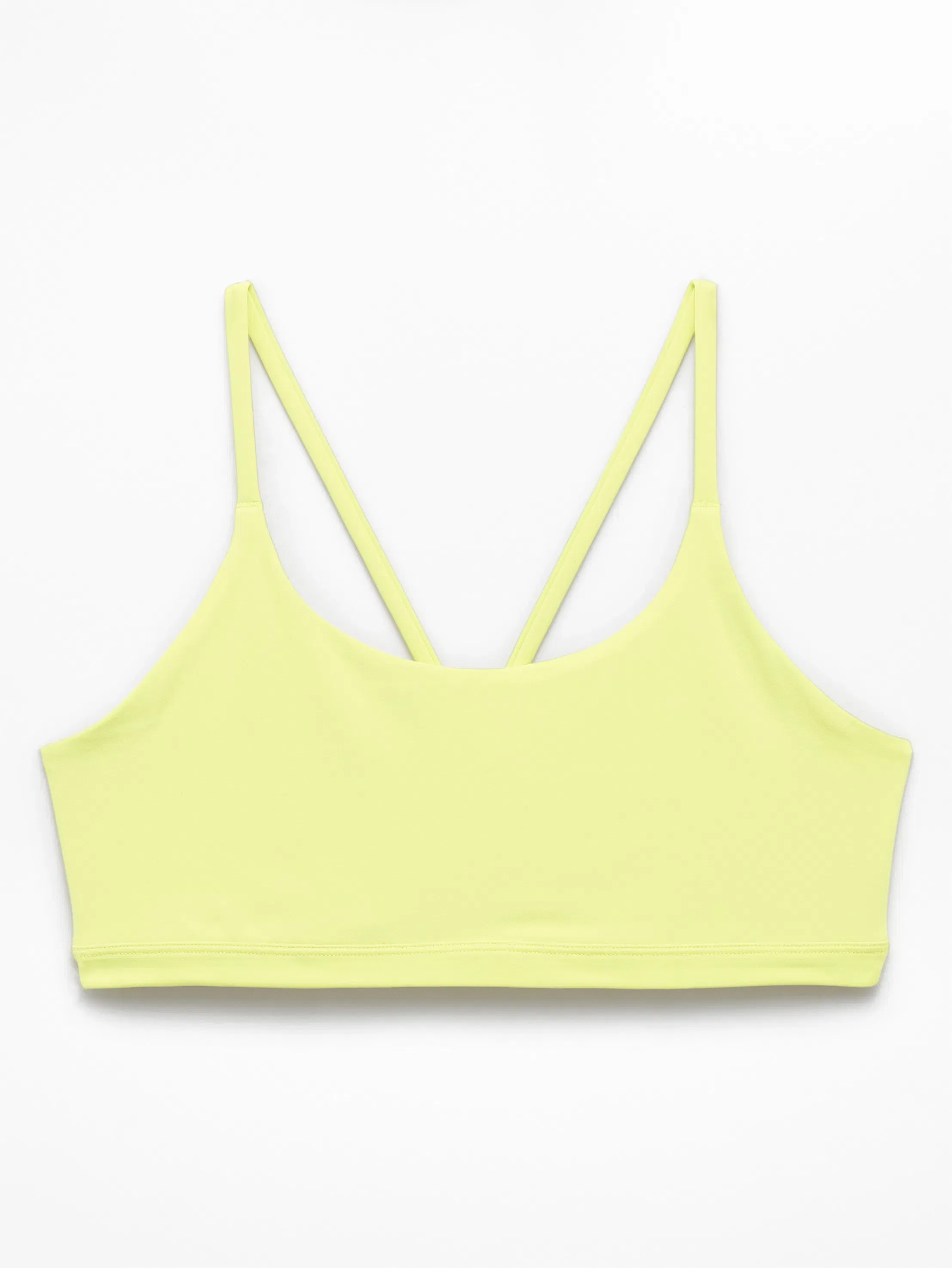 Athleta Transcend Scoop Sports Bra A-C - Yellow (Spark)
