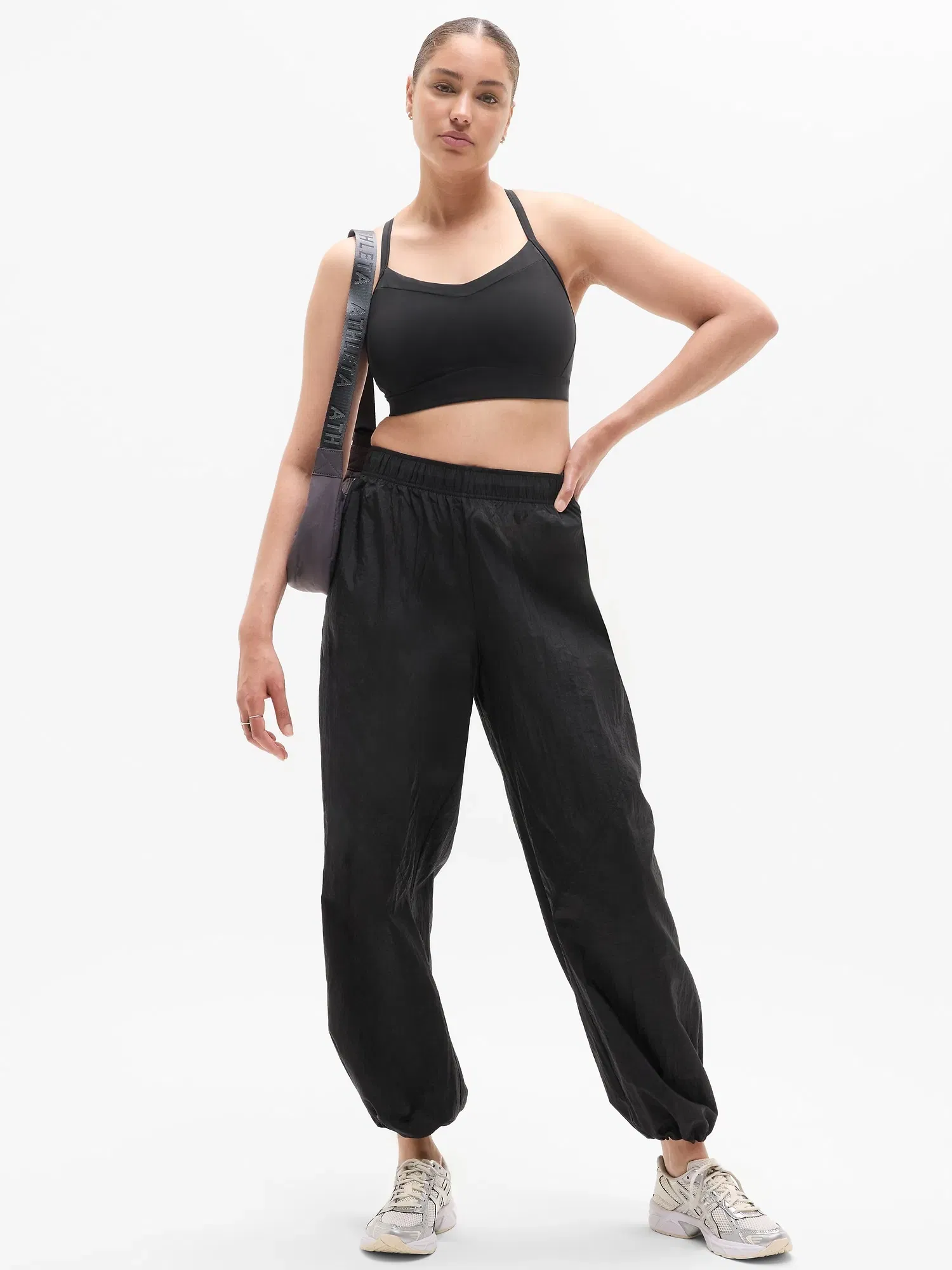 Athleta Vital Sports Bra A-C - Black (Black) - 769482002