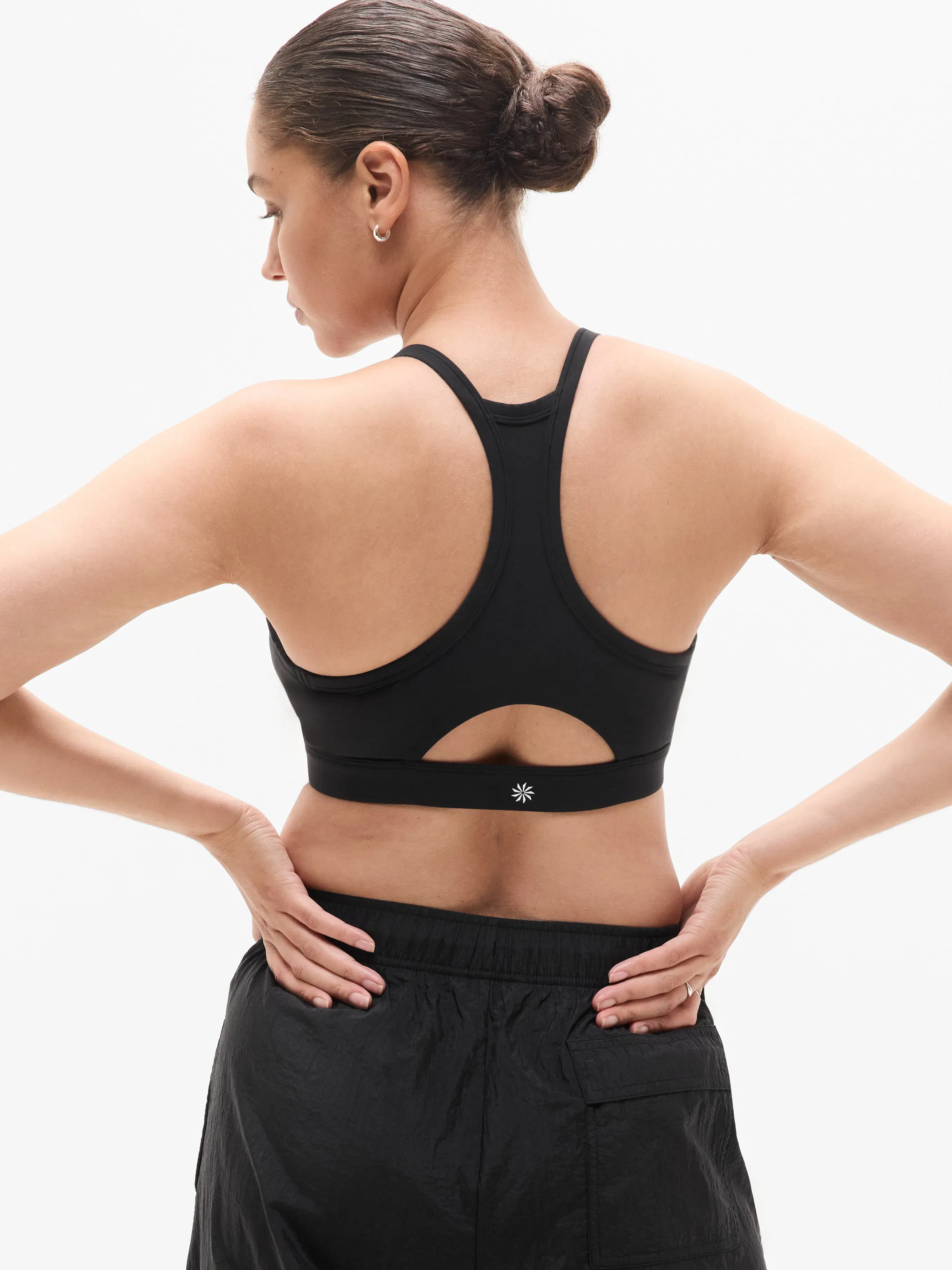 Athleta Vital Sports Bra A-C - Black (Black) - 769482002