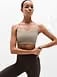 Athleta Vital Sports Bra A-C - Brown (Mortar Mushroom) - 769482162