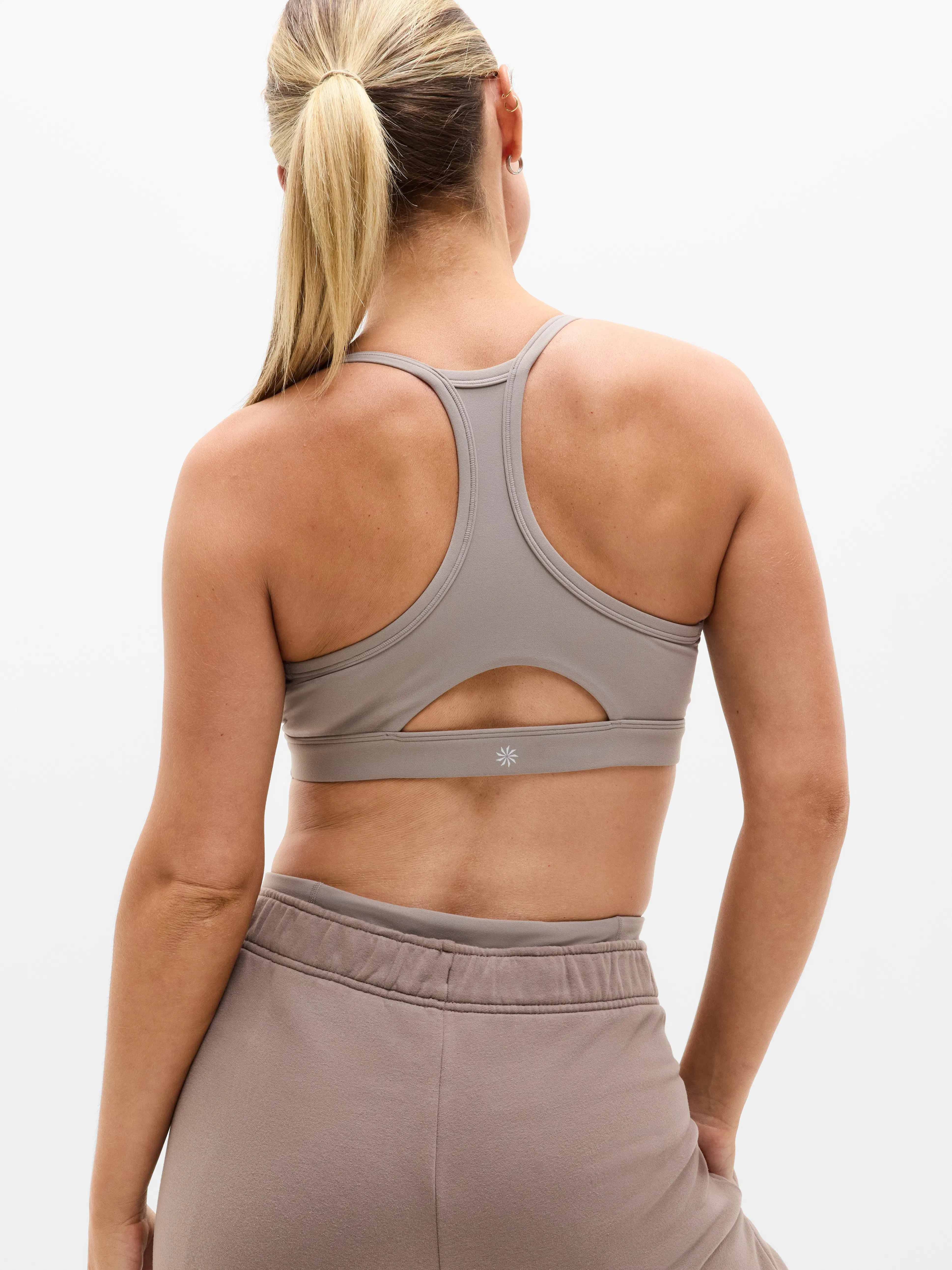 Athleta Vital Sports Bra A-C - Brown (Mortar Mushroom) - 769482162